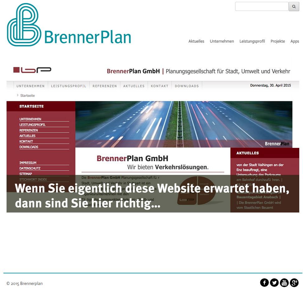 A new BrennerPlan Website is now online: Modern, Innovative, Futuristic